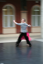 Studenci kierunku Taniec podczas występu