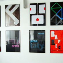 Wystawa plakatów studentów kierunku grafika w AOIA