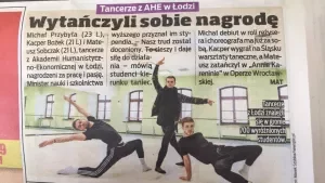 Artykuł o tancerzach w Dzienniku Fakt