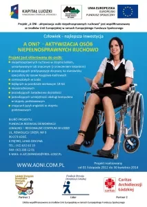 Projekt niepełnosprawni ruchowo AHE