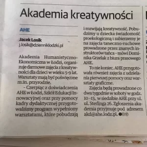 AKD w Dzienniku Łódzkim