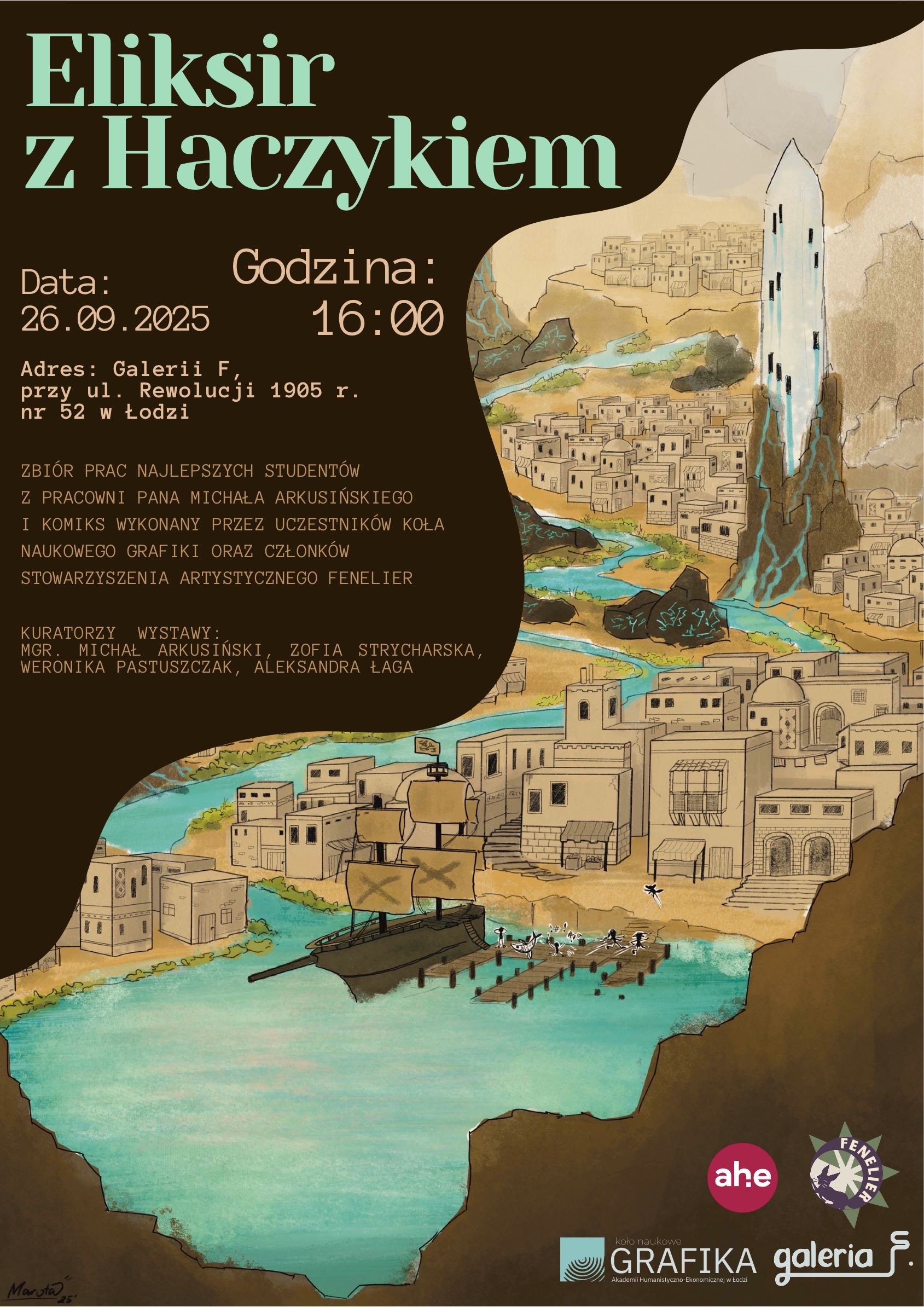 Grafika AHE w Łodzi