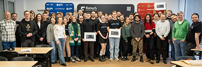 Studenci Koła Naukowego AIrON AHE na Hackathonie FCP