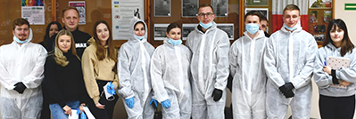 Młodzi technicy kryminalistyki w akcji