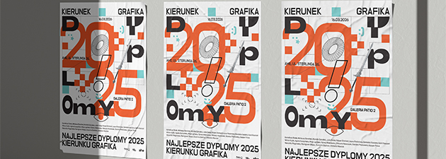 Najlepsze dyplomy 2025 kierunku grafika w Galerii Patio2
