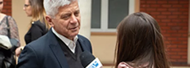 Spotkanie z prof. Markiem Belką na Patio AHE