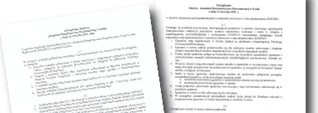 Zarządzenia Rektora dot. sesji i organizacji zajęć dydaktycznych