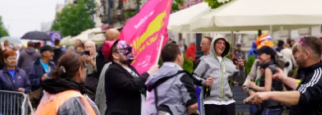 Platforma AHE na Paradzie Wolności