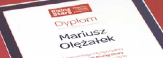 Prorektor ds. kształcenia adw. dr Mariusz Olężałek nagrodzony