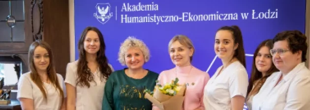 Dr n. med. Beata Słomska z odznaką honorową