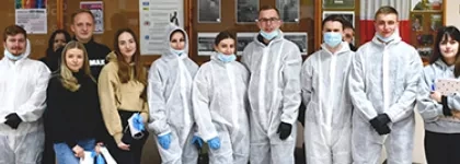 Młodzi technicy kryminalistyki w akcji