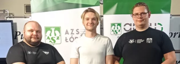 Sukces studenci AHE Łódź na akademickich mistrzostwach województwa łódzkiego w dwuboju siłowym