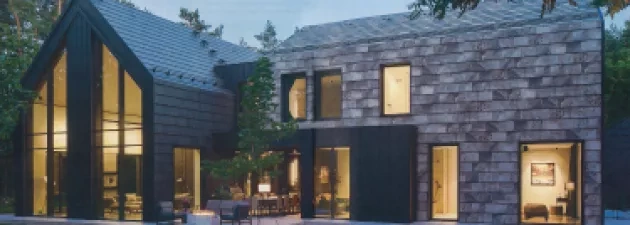 Dziekan projektowania wnętrz współautorką projektu Dom na skraju lasu 