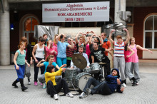 Studenci kierunku Taniec w AHE w Łodzi 