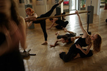 Performance studentów Tańca w AHE w Łodzi 