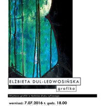 Grafiki dr Elżbiety Dul-Ledwosińskiej w Poleskim Ośrodku Sztuki