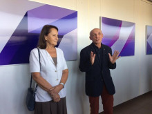 dr hab. prof. AHE Elżbiety Gawlikowskiej-Łabęckiej z wystawą w ASP w Łodzi