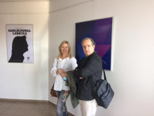 dr hab. prof. AHE Elżbiety Gawlikowskiej-Łabęckiej z wystawą w ASP w Łodzi