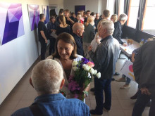 dr hab. prof. AHE Elżbiety Gawlikowskiej-Łabęckiej z wystawą w ASP w Łodzi