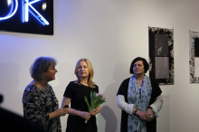 Elżbieta Dul-Ledwosińska z wystawą "Quadratum Grafika Cyfrowa" w ASP