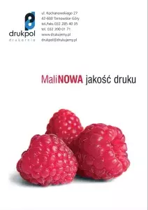Praca: Bogusław Nikonowicz, MaliNOWA jakość druku