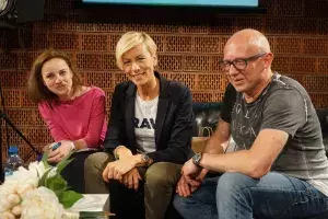 Dr Anna Fadecka, Anita Werner oraz Robert Jastrzębski - wydawca Faktów TVN