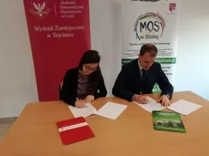 AHE w Łodzi i MOS w Białej - podpisanie umowy o współpracy