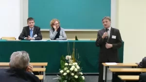 Spotkanie Rocznicowe dotyczące przeszłości, teraźniejszości i przyszłości Akademii: dr Leszek Kuras, dr Wiesław Przybyła