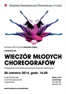 Wieczór Młodych Choreografów - 28.06.2014
