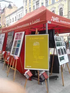AHE Łódź studia grafika wystawa Piotrkowska