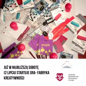 Nagrody w grze Fabryka Kreatywności w AHE w Łodzi 