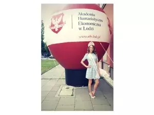 Wizyta Miss Polonia Województwa Łódzkiego w Akademii