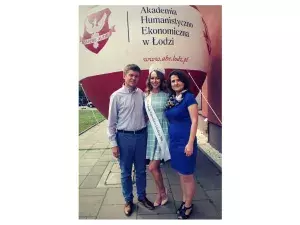 Wizyta Miss Polonia Województwa Łódzkiego w Akademii