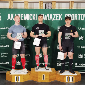 Udany start siłaczy na AMWŁ w dwuboju siłowym: Trzy brązowe medale dla studentów