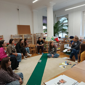 Studentki AHE odwiedziły Polski Instytutu Montessori w Warszawie