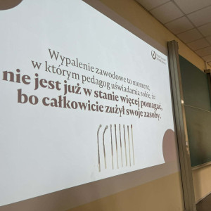 Spotkanie prezesa Polskiego Instytutu Mindfulness ze studentami pedagogiki