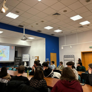 Wykład Marcina Krzyżanowskiego dla studentów politologii