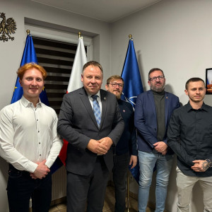 Studenci politologii odwiedzili biuro senatora RP Marcina Karpińskiego