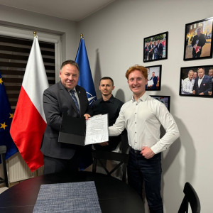 Studenci politologii odwiedzili biuro senatora RP Marcina Karpińskiego