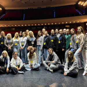 Studenci z Lwowskiego Kolegium Kultury i Sztuki z wizytą w AHE