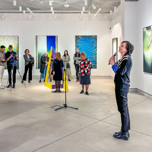 Udział dr Katarzyny Rumińskiej-Rutkowskiej w wystawie zbiorowej Geometria ruchu. 