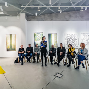 Udział dr Katarzyny Rumińskiej-Rutkowskiej w wystawie zbiorowej Geometria ruchu. 