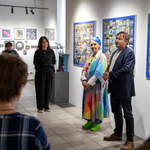 Wernisaż wystawy prof. Barbary Hanuszkiewicz w Galerii Patio2