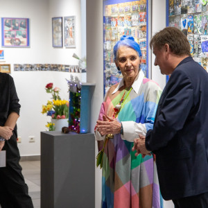 Wernisaż wystawy prof. Barbary Hanuszkiewicz w Galerii Patio2