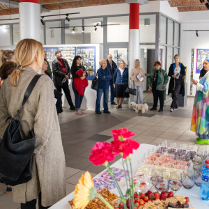 Wernisaż wystawy prof. Barbary Hanuszkiewicz w Galerii Patio2