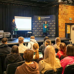 Przedstawiciele Hutchinson Institute w Akademii