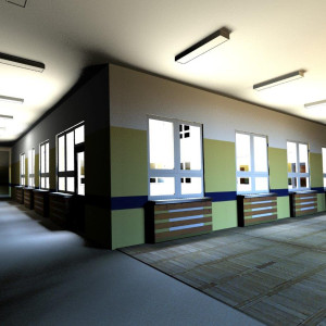 AHE Łódź grafika 3D Studio Max