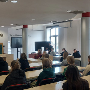 Wizyta uczniów z XXXIII LO w Akademii