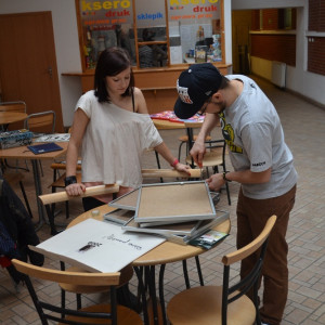 Wystawa organizowana przez studentów kulturoznawstwa