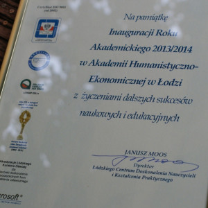 Inauguracja Roku Akademickiego - Patio 8